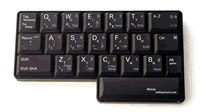 Half QWERTY keyboard Image