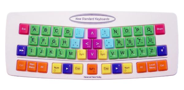New Standard Keyboard with color coded keys